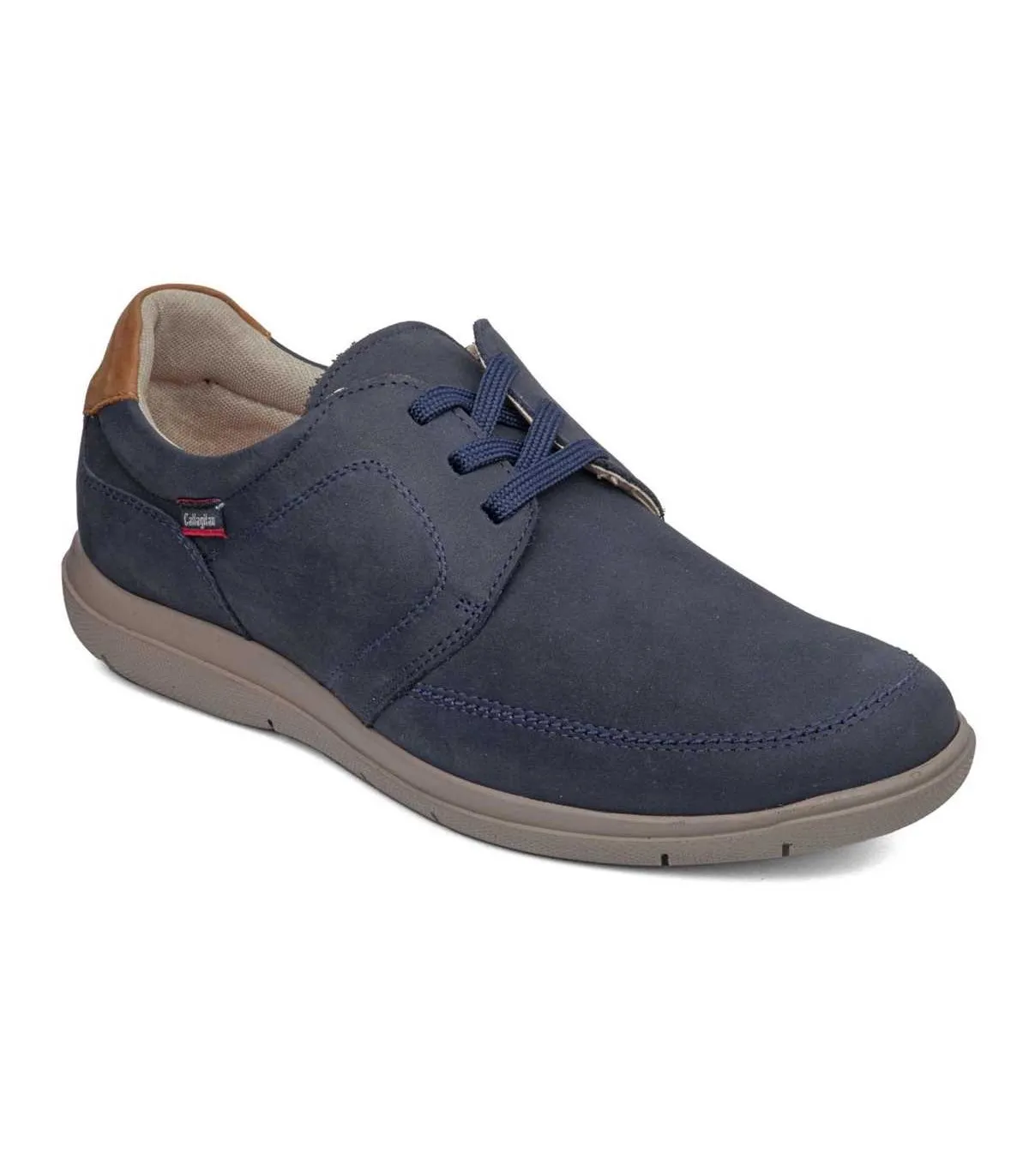 Zapatos en piel marino de caballero