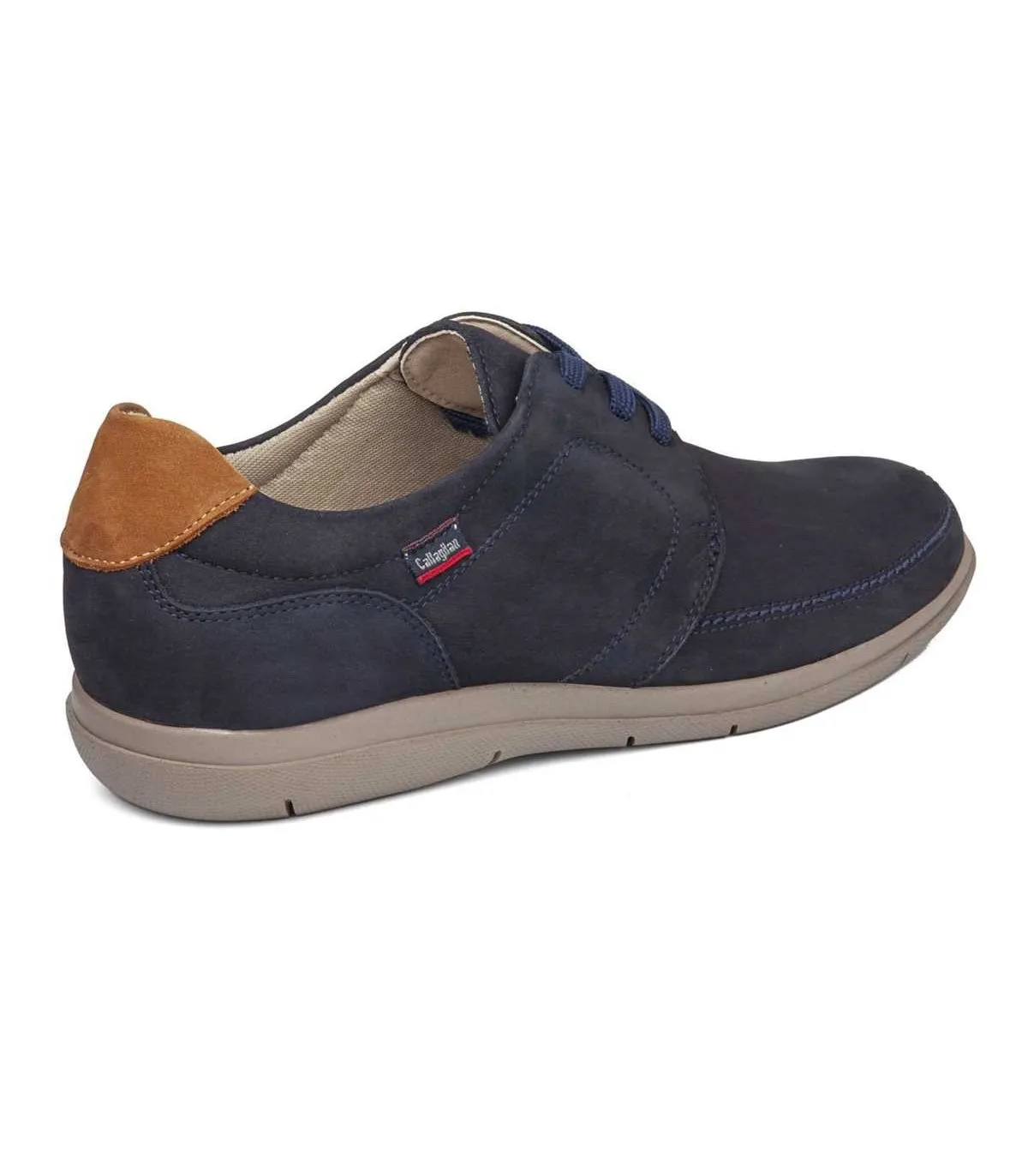 Zapatos en piel marino de caballero