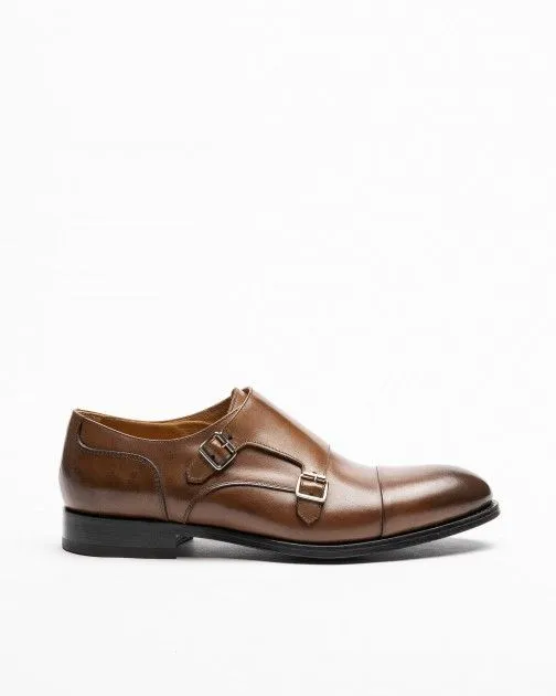Zapatos Monkstrap PROF 6099 Camel