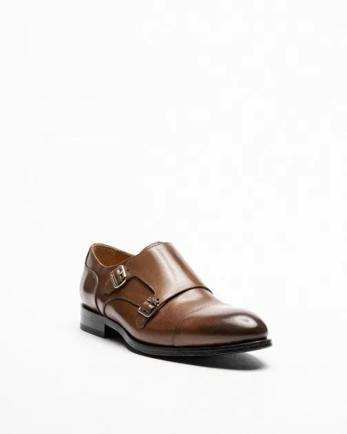 Zapatos Monkstrap PROF 6099 Camel