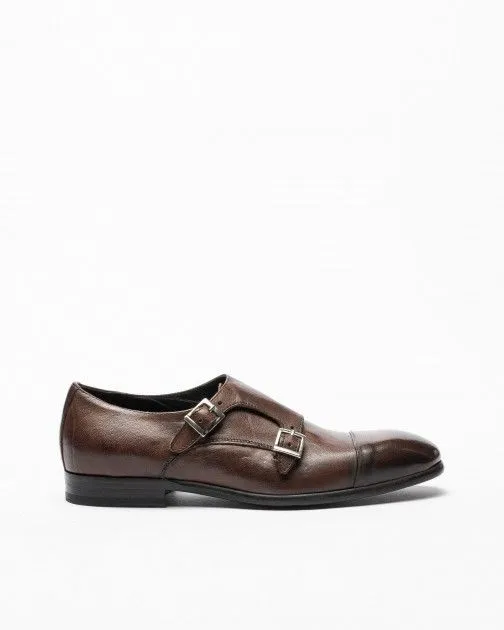 Zapatos Monkstrap PROF 6772 Camel