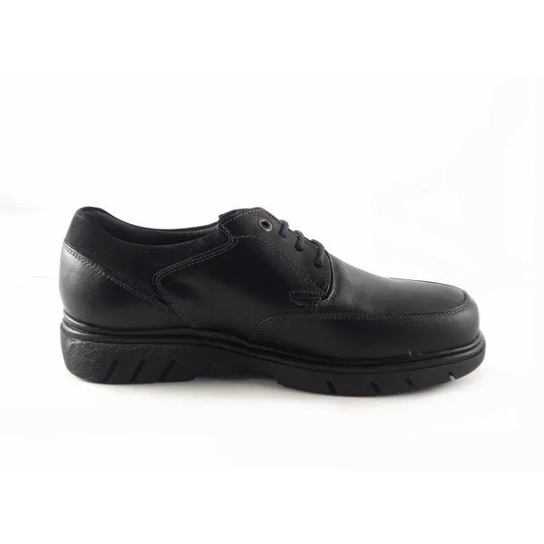 Zapatos negros piel para hombre con cordones Tolino 70330