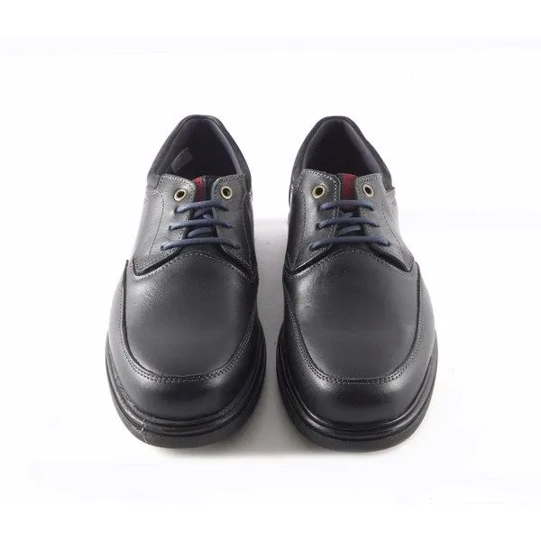 Zapatos negros piel para hombre con cordones Tolino 70330