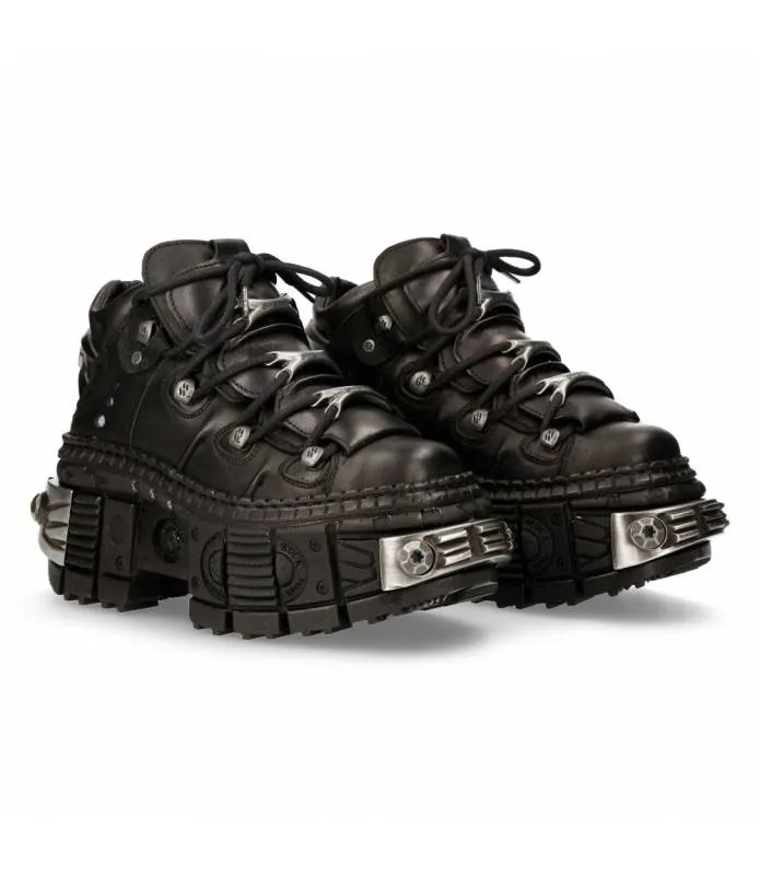 ZAPATOS PIEL ROCK SUELA TANK NEW ROCK ORIGINAL PLATAFORMA WALL106S10