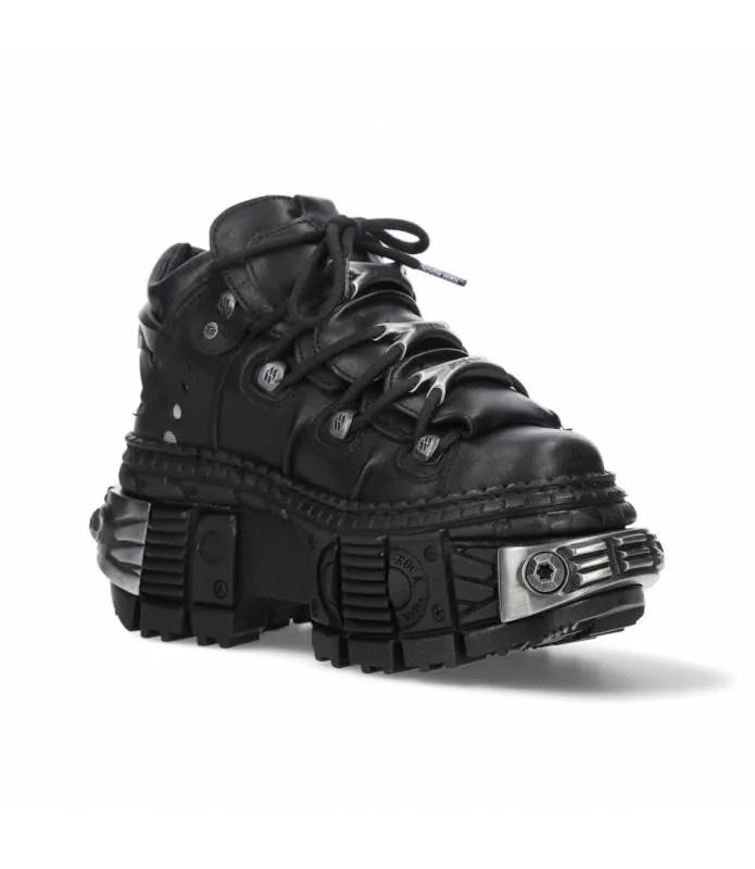 ZAPATOS PIEL ROCK SUELA TANK NEW ROCK ORIGINAL PLATAFORMA WALL106S10