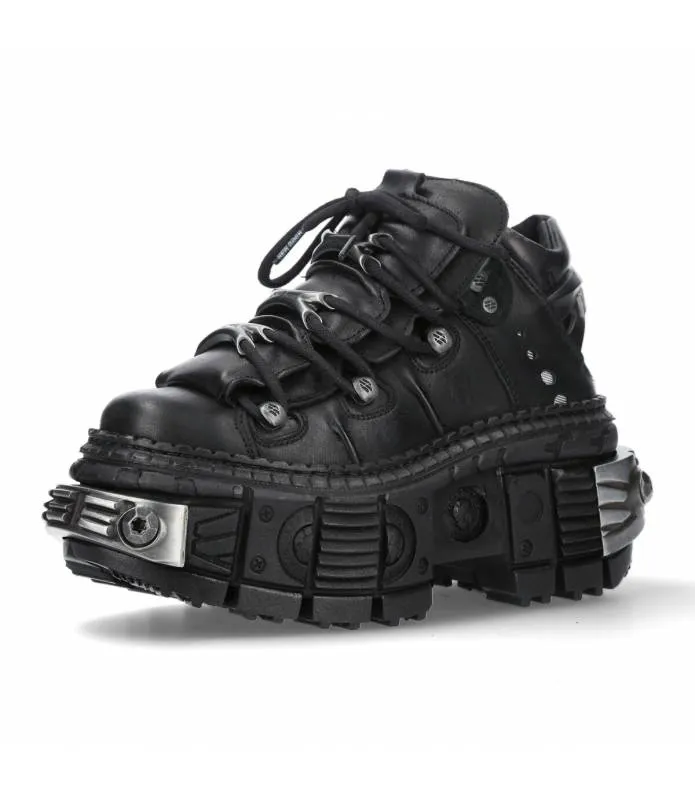 ZAPATOS PIEL ROCK SUELA TANK NEW ROCK ORIGINAL PLATAFORMA WALL106S10