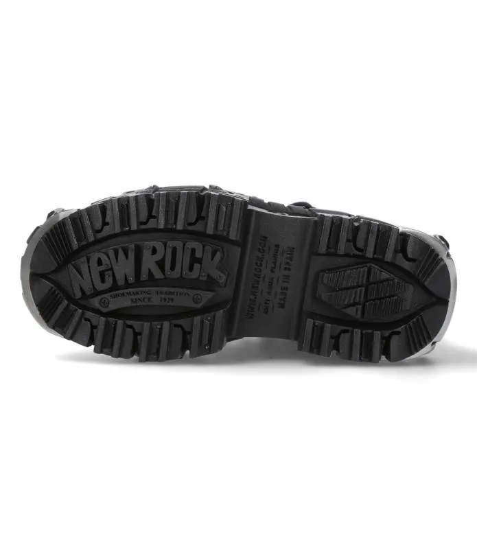 ZAPATOS PIEL ROCK SUELA TANK NEW ROCK ORIGINAL PLATAFORMA WALL106S10