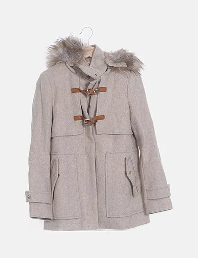 Zara Trenca beige jaspeada