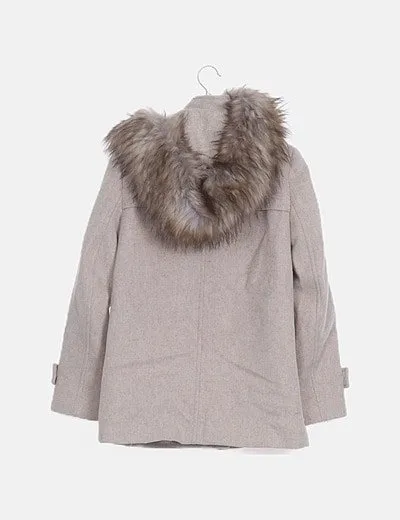 Zara Trenca beige jaspeada